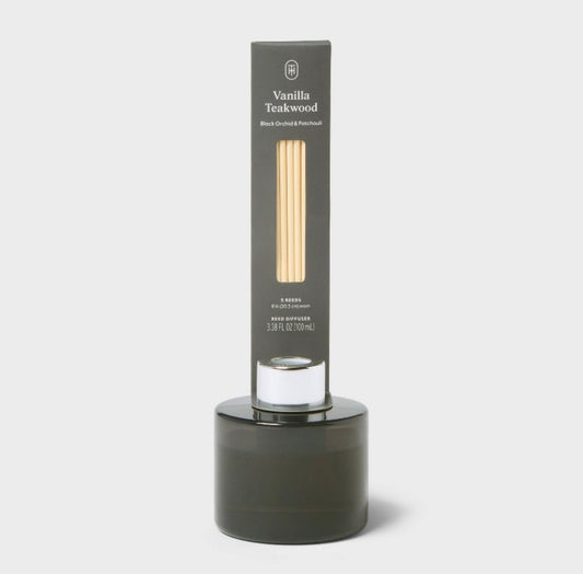 100ml Vanilla Teakwood Reed Diffuser
Gray - Threshold